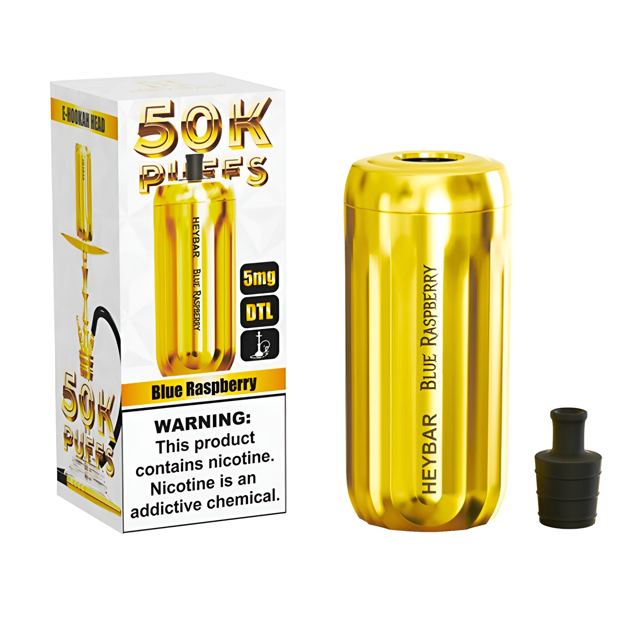 [HEY50-09] Heybar E-Hookah 50,000 puffs (Blue Raspberry)