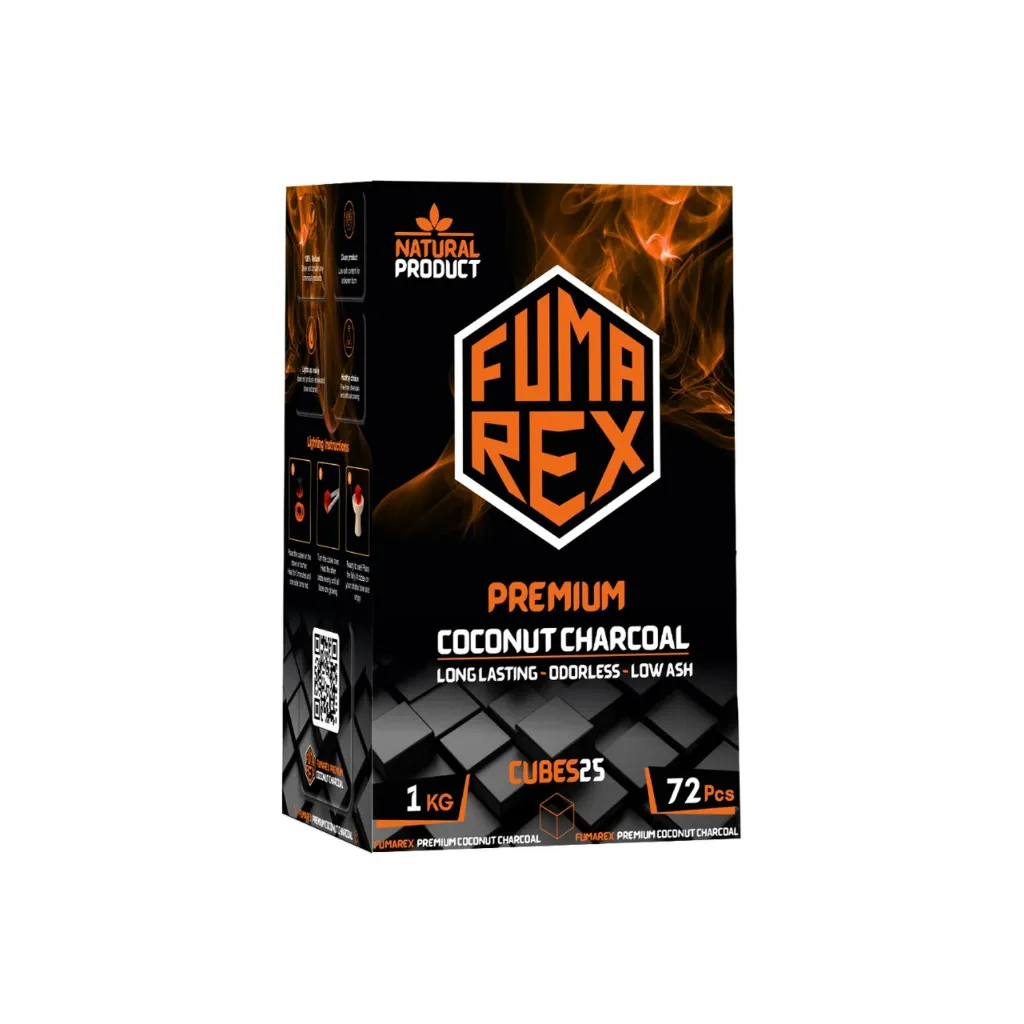 [FUX-25] Fumarex Coco Charcoal 25mm - 1Kg