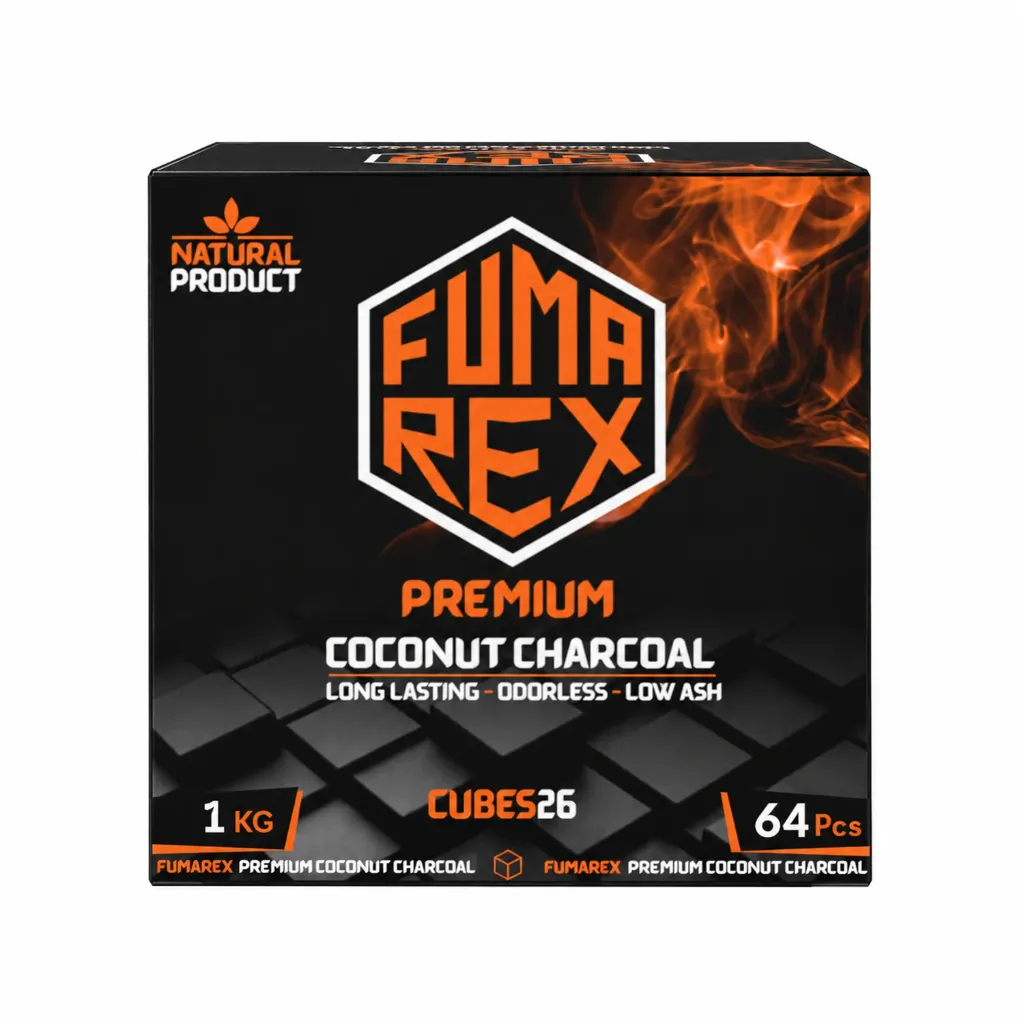 Fumarex Coco Charcoal 26mm - 1Kg