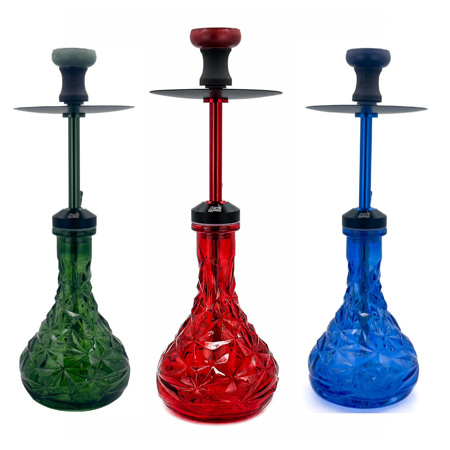 Lounge Start Kit – 12 Agni Craft Lounge Hookahs + Accessories & Charcoal