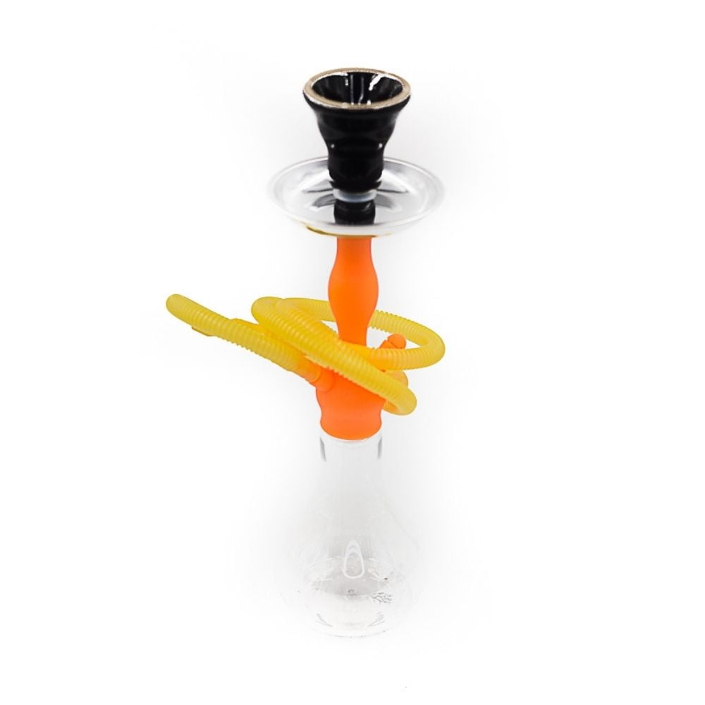 [Tee-3385] Smoke & Fun Teeny 4 Hookah by Agni (Black)
