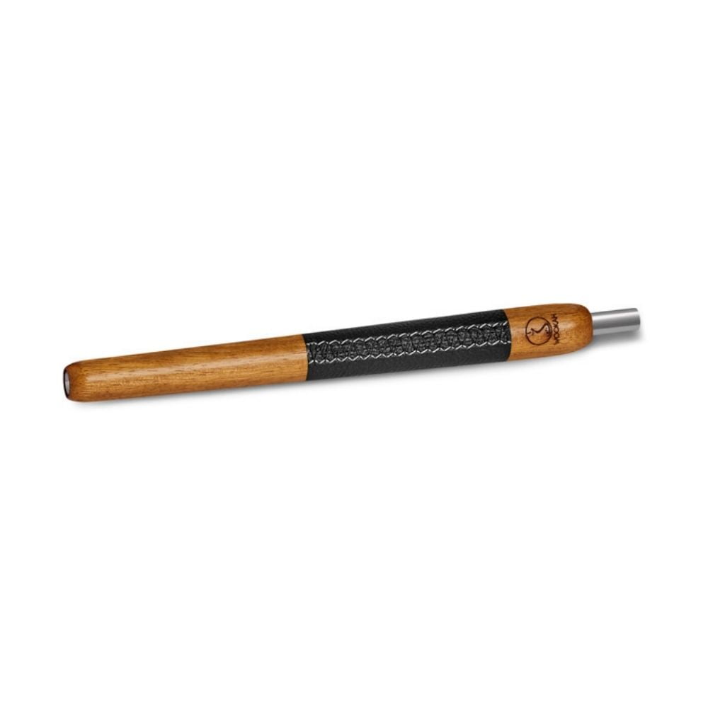 [WOO-3636] WOOKAH MOUTHPIECE LEATHER BLACK (Iroko)
