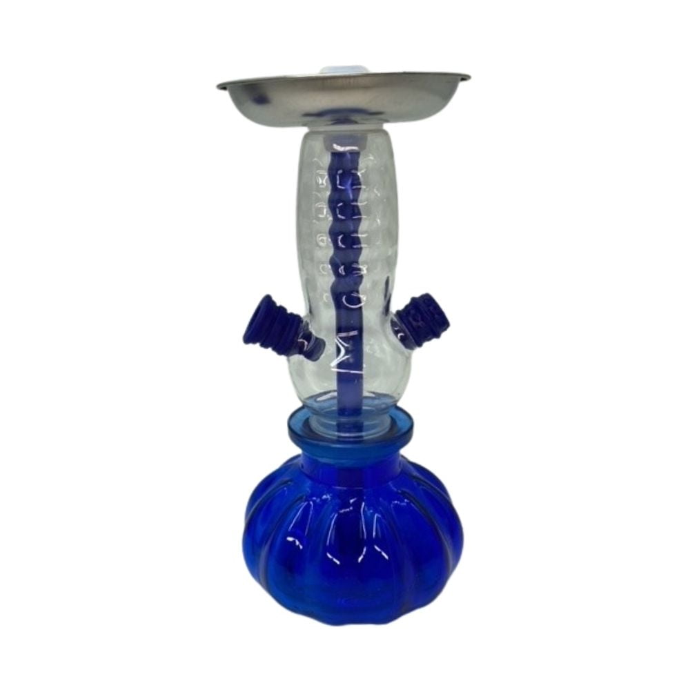 [Smo-2876] Smoke & Fun Neon Pumpkin Hookah by Agni (Blue)