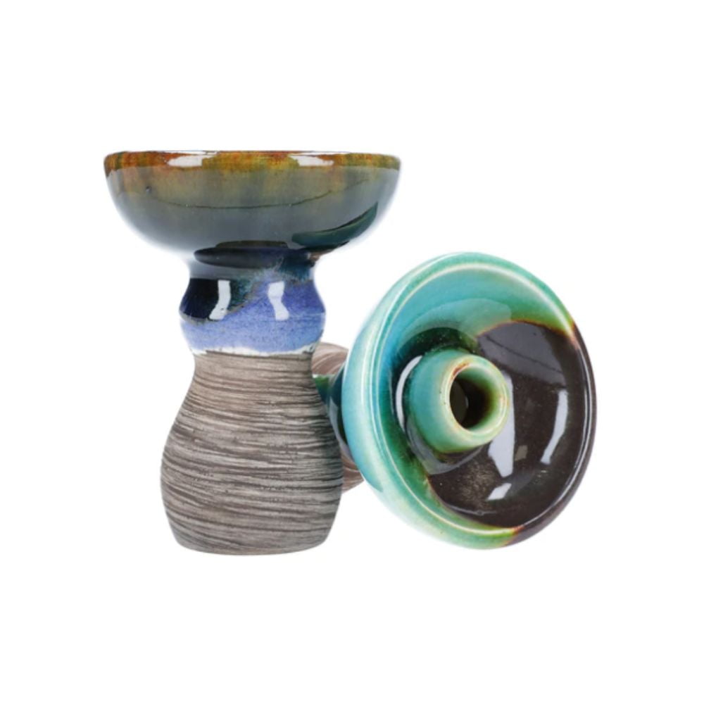 [KLHBW-AGB] Kolos Harunta Hookah Bowl (Aqua Green Brown)