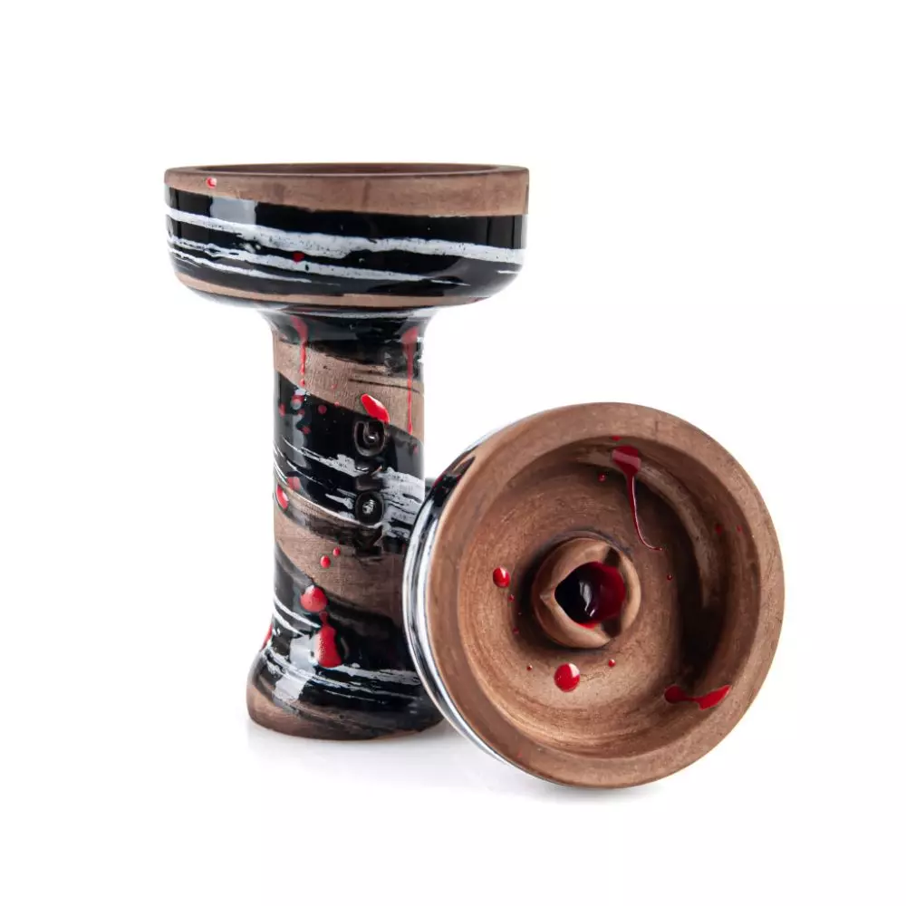 [Kon-2411] Kong Phunnel Space Hookah Bowl (Dracula black)